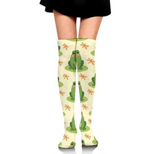 Knee High Stockings Fashion Dress Decor Socks Soft Compression Socks