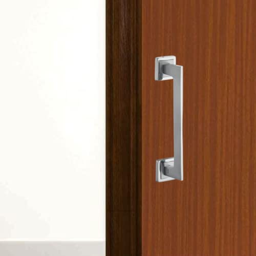 Image of Dorset 10 Inch Door Handle for Main Doors | Pull Handle for Wooden & Glass Doors | SS 304 | Durable, Rust-Resistant Staineless Steel Door Handle, Piece,Easy Installation | AL10PRSS