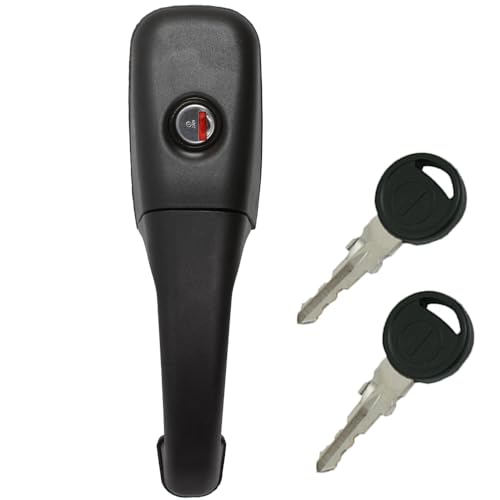 Serratura Interna Per Porta In Plastica Nera ZADI – Per Roulotte, Camper, Caravan E Barca – Resistente Alle Intemperie E Ai Raggi UV - 6