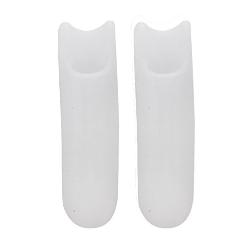 Footful 1 Pair Gel Bunion Corrector Toe Protector Straightener for Little Toe Vagus Pain Relief
