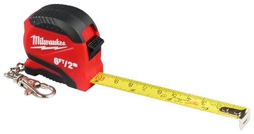 Milwaukee Electric - 6FT/2M Keychain Tape Measure