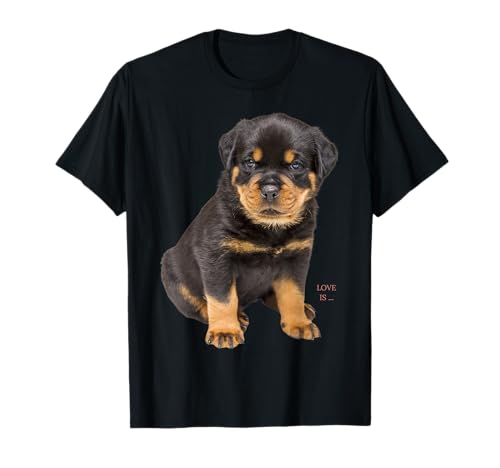 Chemise Rottweiler Rottie Mom Dog Dad Tee Love Pet Puppy T-Shirt
