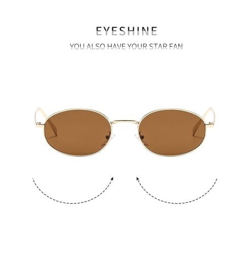 Men's Small Frame Metal Sunglasses Outdoor Women Shopping Commuter Sun Glasses2