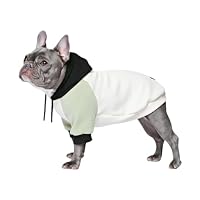 Spark Paws Hunde-Kapuzenpullover – Premium-Qualität, butterweich, hervorragender Komfort und Passform, beruhigende Fleece-Innenseite, geeignet für alle Rassen - Olive Cream - L