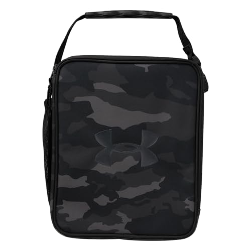 UA Scrimmage 3 Lunchbox Black Woodland Camo OSFA