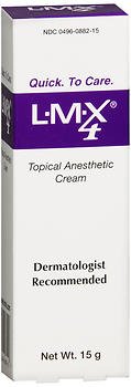 LMX 4 Topical Anesthetic Cream - 15 GM, Pack of 6