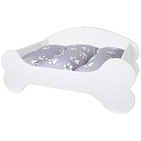 Bawanza Hundebett aus Holz Knochen Cover