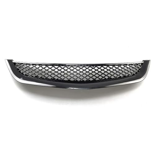 Parrilla frontal Civic 2001 2002 2003 en malla negra de estilo JDM 2