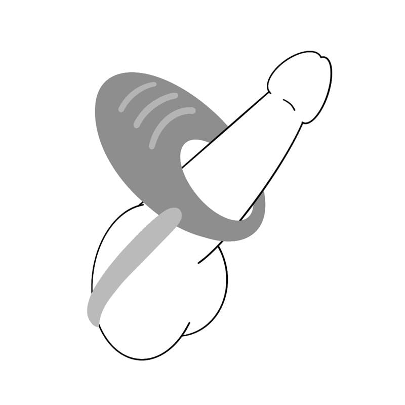 Nexo, Anillo Vibrador Hombre, Recargable USB, 3 Intensidades, 7 Modos de Vibración (Turquesa)
