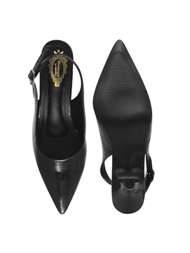 Image of Shoetopia Women's Heels - Elegant Pointed Toe Dress Pumps ||with Mid Stiletto Heel for Party Office & Formal Footwear