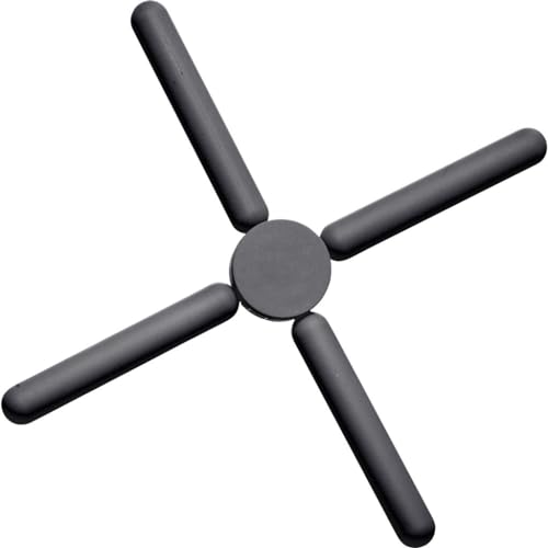 Westmark Foldable Trivet, Pot Holder Trivet, Dish Trivet – practical trivet to put hot pots and bowls on, for camping or at home – Ø 22 cm silicone, PA