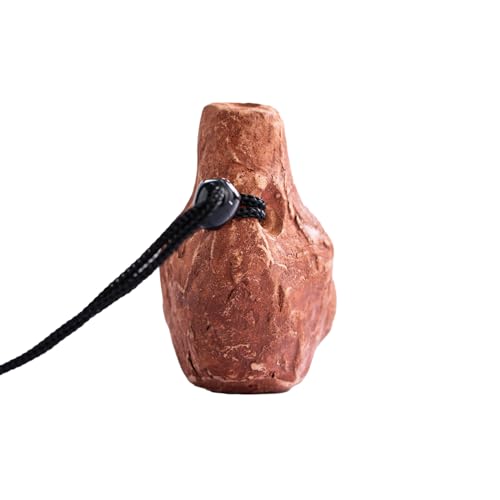 Aztec Death Whistle - Real Screaming, Up To 125+ Decibels Loud, Authentic Human Sounding Screams, War Whistle (Style 03)