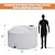RomoTech 82124749 Polyethylene Vertical Reservoir Water Tank, 550 Gallon, Made in The USA, Poly Tank for Water and Non-Flammable Liquids, Rust and Corrosion Proof