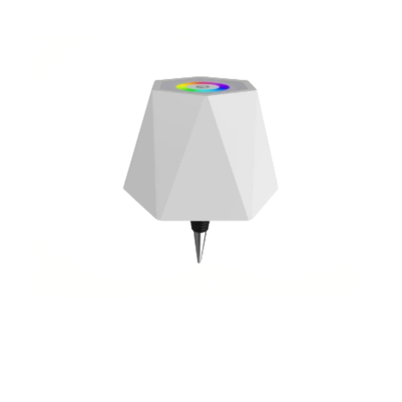 Wireless Bottle lamp, LED Rechargeable Bottle lamp, Touch Control, 3 Colours Stepless Dimming with USB Rechargeable, Suitable for Bars, Dining Room,Outdoors (1-WHITE,Touchscreen slider with RGB)