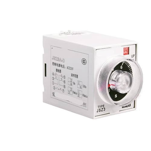 Relais temporisé JSZ3A-D 220V : résolvez les surcharges au démarrage avec le délai réglable de 10S à 60M