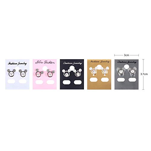 Image of DIY Crafts 100 Pcs Shape No # 5, White Jewellery Display Pice Tag Packing, Blank White Kraft (100 Pcs Shape No # 5, White Jewellery Display Pice Tag Packing)