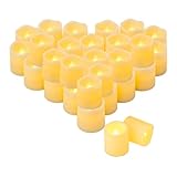 24 Pièces Bougies LED Flamme Vacillante,Chandelles Clignotantes Lampe,Bougie Electrique, ...