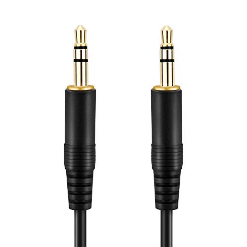 conecto Audio Kabel, 3,5mm Klinke auf 3,5mm Klinke, schwarz, 1m