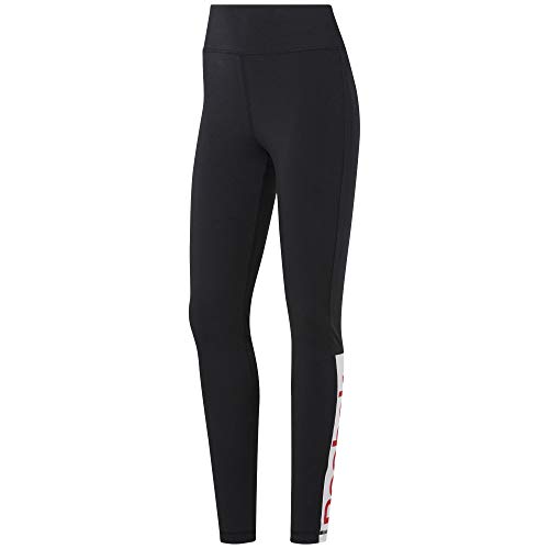 Preisvergleich Produktbild Reebok Te Linear Leggings für Damen M schwarz / weiß