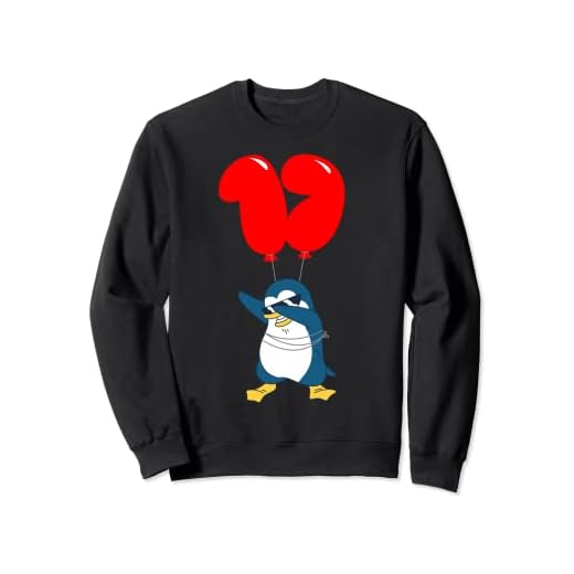 pingüino muy guay - 17 Cumpleaños - Fiesta De Globos Sudadera