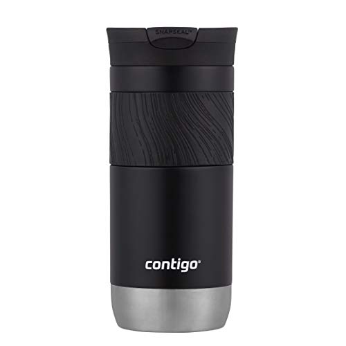 Comparison: Best Material For Coffee Mugs 6 Contigo Byron Vacuum-Insulated Stainless Steel Travel Mug with Leak-Proof Lid Reusable Coffee Mug or Water Bottle BPA-Free 16oz Licorice Keeps Beverages Hot for 6 Hours or Cold for 12 Hours
