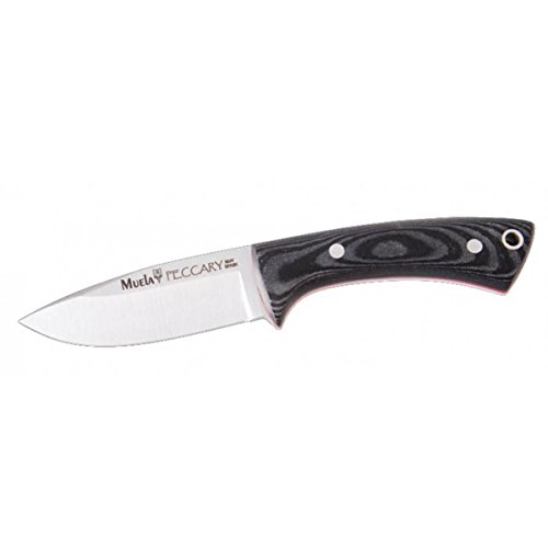 Joker Tigre Jagdmesser Mit Hirschhorngriff – 17 Cm MOVA-Klinge, Lederscheide, Für Outdoor & Camping