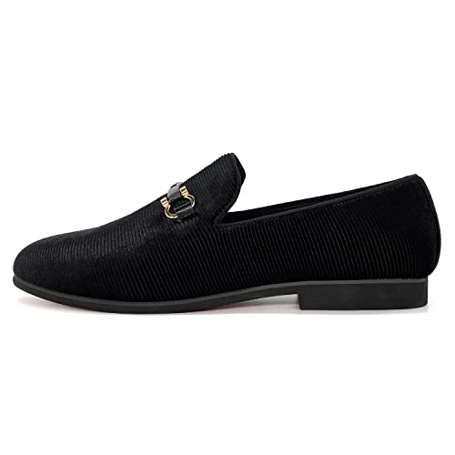 CMM Men's Loafers Velvet Slip on Smoking Slipper Fashion Wedding Shoes2