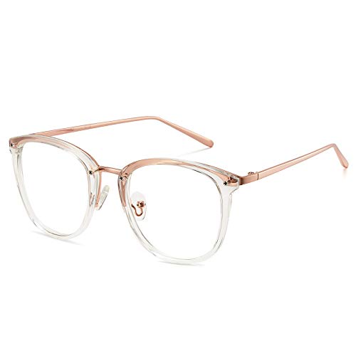 Cyxus óculos anti luz azul,Armações de oculos masculinas e femininas,Moldura redonda retrô anti-ultr