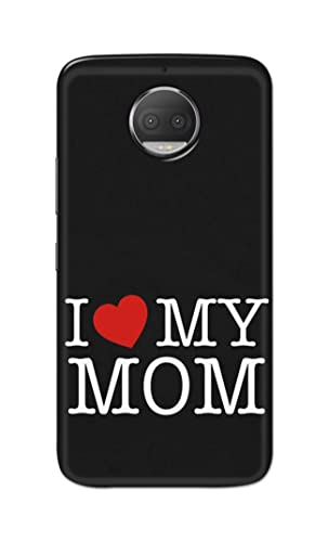 Image of PRINTFIDAA I Love My Mom Hard Back Cover for Motorola Moto G5S Plus (5.5 inch), XT1803, XT1805, XT1806, XT1804 Back Cover -(P6) KAT1006