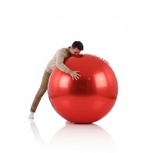 Globos gigantes rojos, 2 globos de aluminio extragrandes de 70 pulgadas para graduación, baby shower, Navidad, boda, decoración de fiesta de cumpleaños