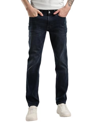 Image of Slim Fit Mid Rise Jeans