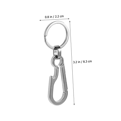 Porte-clés décapsuleur 3 pièces avec clip rapide multifonction pour clés et sacs