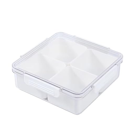 Image of HAMSA KITCHEN & LIFESTYLE HAMSA Multipurpose Spice Jars For Kitchen, Masala Box Container For Kitchen, Small Spices Box Rack, Seasonings Jar - Acrylic (Fruit and veges box), 3 L, Multicolor
