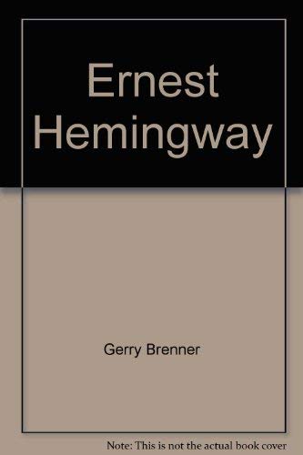 Ernest Hemingway 0805774688 Book Cover
