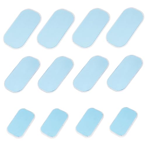 FOMIYES Parches de Hidrogel para Glúteos y Abdomen, 12 Unidades, Material Hidrogel Delgado, Adhesivos de Baja Estimulación, para Fajas Reductoras y Entrenamiento Muscular, Uso en Gimnasio