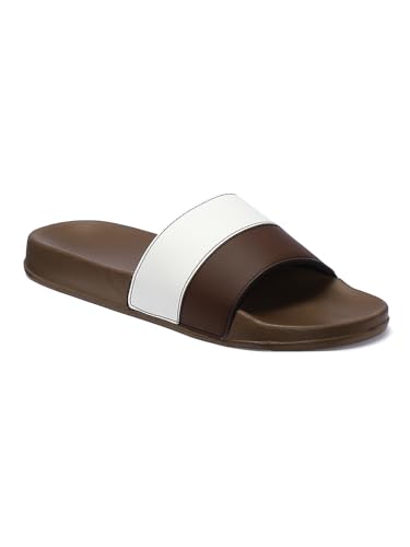 Image of hummel CAMP MEN COLOUR BLOCK SLIDERS Comfortable Cushioned Sole Arch Support Durable Lightweight Flexible Trendy Style Flip flops and Slippers Slides for Men Daily use Chappal