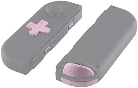 Cherry Blossoms Pink D-pad ABXY Keys SR SL L R ZR ZL Trigger Buttons Springs, Replacement Full Set Buttons Kits for Nintendo Switch & Oled Joycon (D-pad ONLY Fits for eXtremeRate Joycon D-pad Shell) — view 7