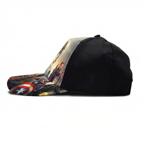Image of VRITRAZ Printed Kids Baseball Cap for Boys & Girls | Multiple Design Patterns | Casual Cap (4-10 Years)