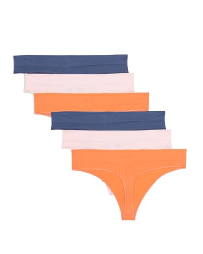 Image of adidas womens Seamless Thong Underwear 3-pack