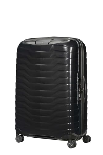 Image of Samsonite Proxis 75 cm Large Check-in Polypropylene (PP) 8 Wheels Spinner Hard Luggage /Suitcase /Trolley Bag for Travel (Black)