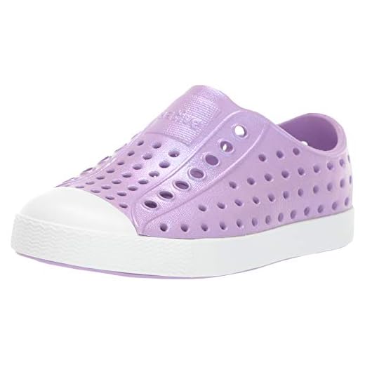 Native Shoes Jefferson Shoe Review | Products Review, Walking Shoes Native Shoes - Jefferson Iridescent Child, Lavender Purple/Shell White/Galaxy, C6 M US