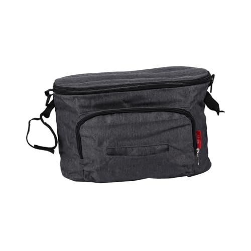 Toddmomy Stroller Organizer Baby Diaper Bag Insulated Cup Holder Multi-pocket Travel Bag Compact Stroller Accessory