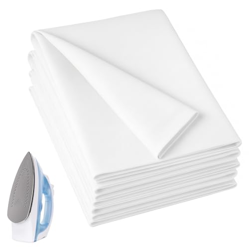 Mindsoft 5 Pcs Pressing Cloth for Ironing Cotton Cloth Pressing