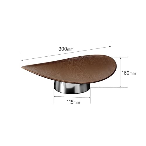Plat de service feuille avec base pour décoration intérieure moderne - 2