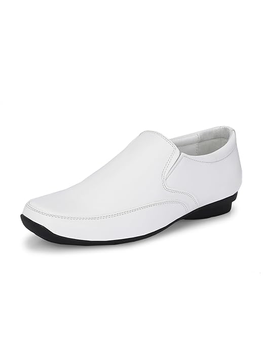 onbeat Men's Leather White Formal Shoes-picture-24