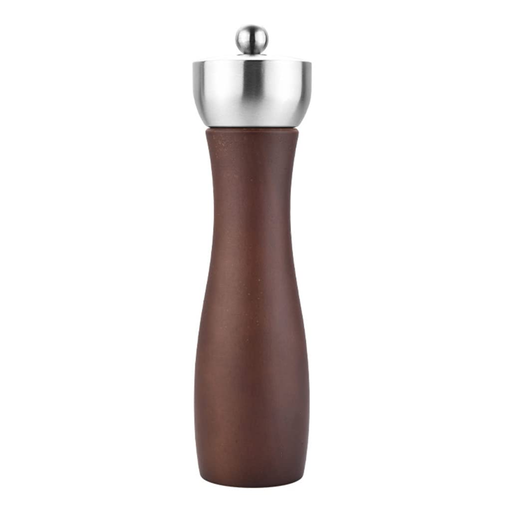 Buxuaaaa Multifunctional Mill Wooden Manual Grinder Seasoning Grind Tools Portable Abrader Gadget Kitchen Supplies Sea Salt Pepper Grinder Mill