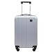 Travelers Club Cosmo Luggage, Silver-20, 20-Inch