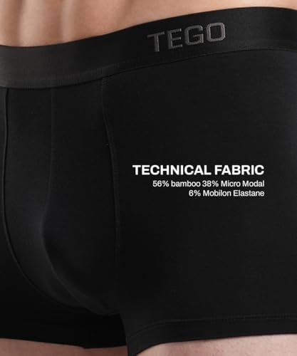 Image of TEGO Daily 247 Boxer Brief for Men - Bamboo Modal Underwear for All-Day Comfort, Breathable & Moisture-Wicking