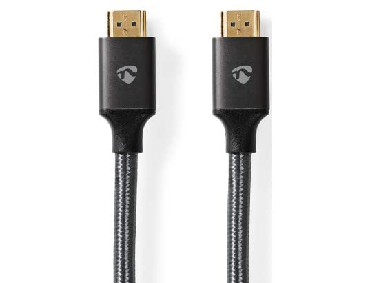 Nedis Profigold 8K Ultra High Speed HDMI Cable with Ethernet, 8K@60Hz, 48Gbps, HDMI A Male to A Male, 3m, Supports eARC
