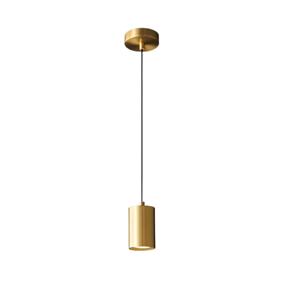 Lámpara de techo de cobre puro estilo nórdico minimalista LED